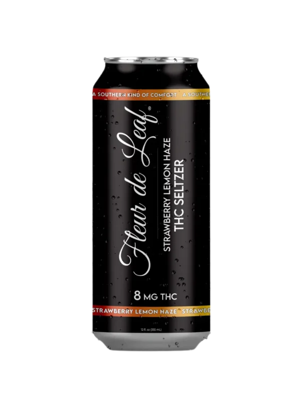 THC Strawberry Lemon Haze Seltzer 8mg