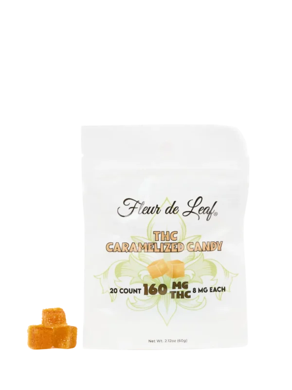 THC Caramelized Candy Sugar Cubes 8mg (160mg Total)