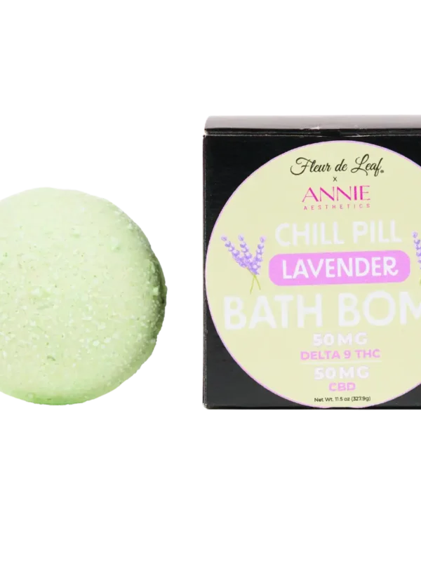 CBD:THC Lavender Bath Bomb 50mg
