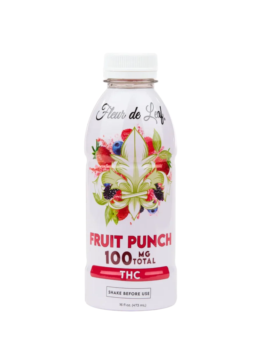 THC Fruit Punch 100mg Drink | Floral 100mg THC Drink