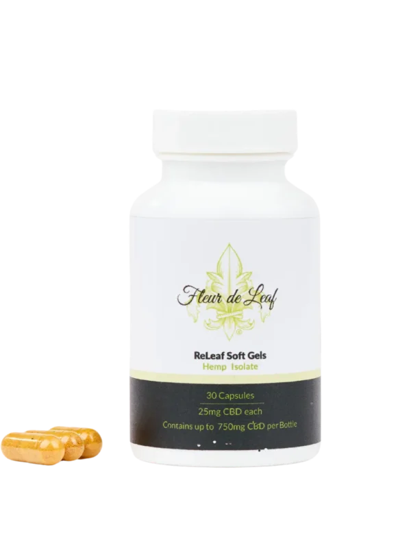 CBD Isolate Soft-Gel Capsules 25mg (750mg Total)