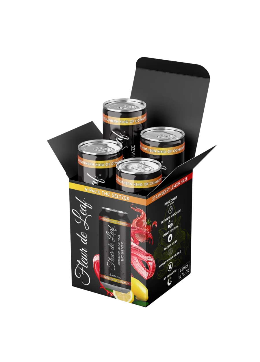 THC Strawberry Lemon Haze Seltzer 5mg 4-Pack 1 THC Strawberry Lemon Haze Seltzer 5mg 4-Pack