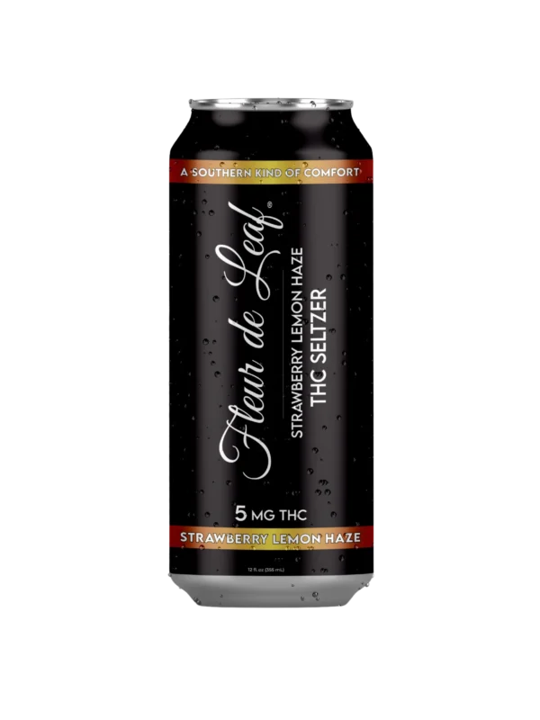 THC Strawberry Lemon Haze Seltzer 5mg