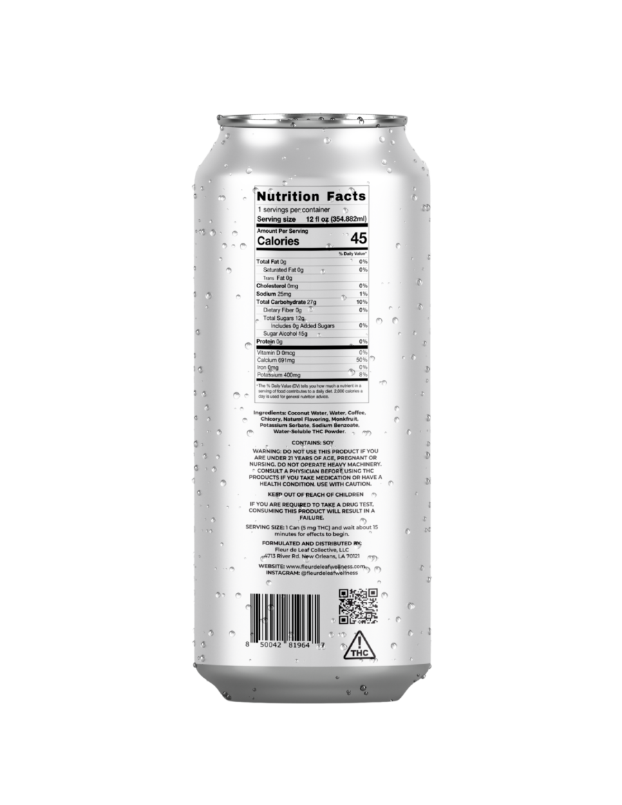 THC Brew Dat Ready-to-Go Vanilla Coffee 5mg 2 THC Brew Dat Ready-to-Go Vanilla Coffee 5mg