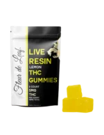 THC Nano Tech Live Resin Sativa Lemon Gummies 5mg (200mg Total)