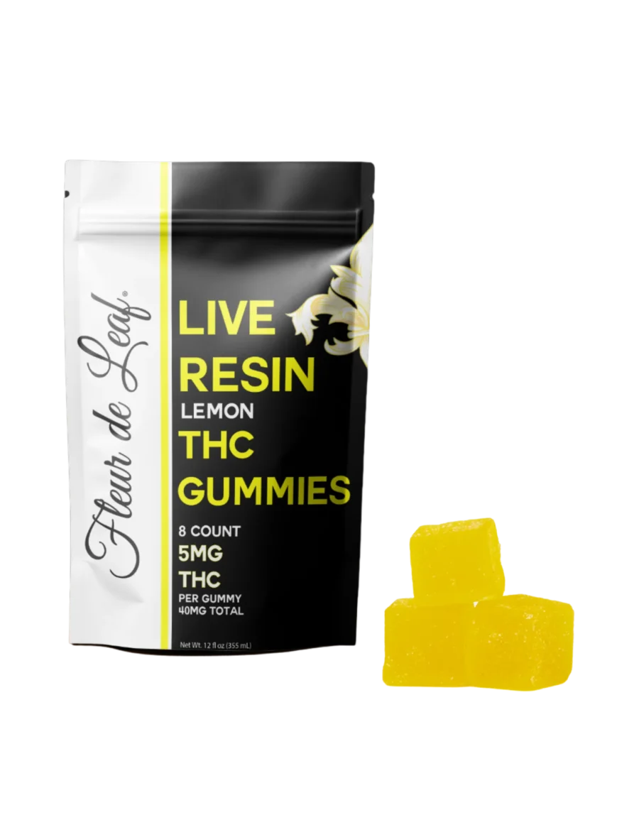 THC Nano Tech Live Resin Sativa Lemon Gummies 5mg (200mg Total) 2 THC Nano Tech Live Resin Sativa Lemon Gummies 5mg (200mg Total)