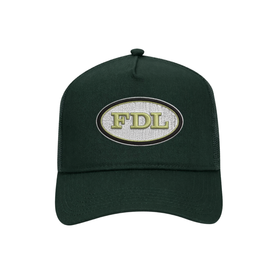 FDL Otto Cap Five-Panel Trucker Hat – Embroidered 1 FDL Otto Cap Five-Panel Trucker Hat – Embroidered