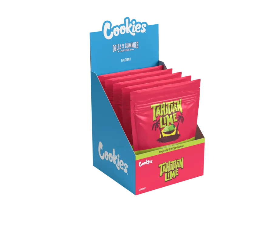 THC Cookies Tahitian Lime Gummies 5mg (200mg Total) 1 THC Cookies Tahitian Lime Gummies 5mg (200mg Total)