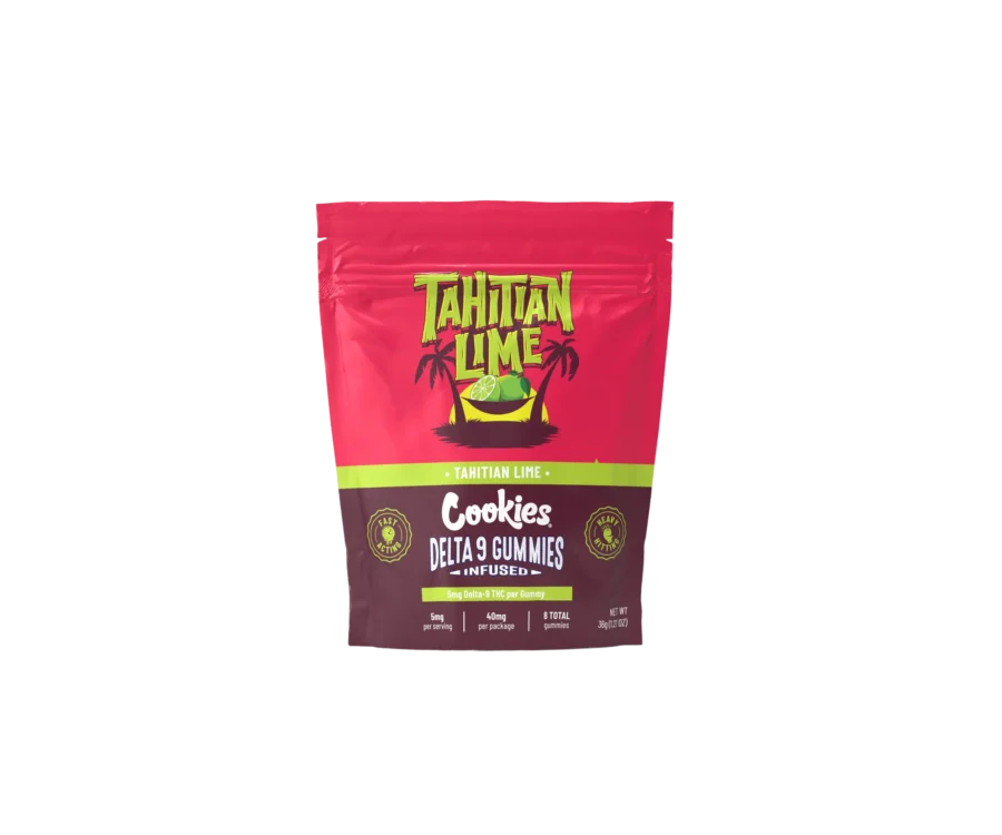 THC Cookies Tahitian Lime Gummies 5mg (40mg Total) 1 THC Cookies Tahitian Lime Gummies 5mg (40mg Total)