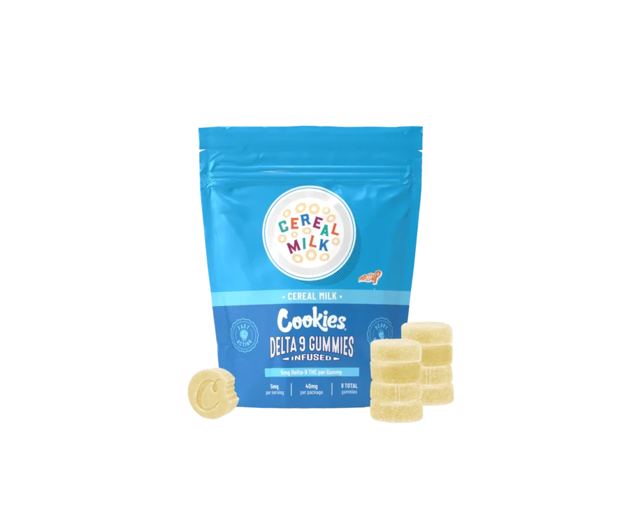 THC Cookies Cereal Milk Gummies 5mg (40mg Total) 1 THC Cookies Cereal Milk Gummies 5mg (40mg Total)