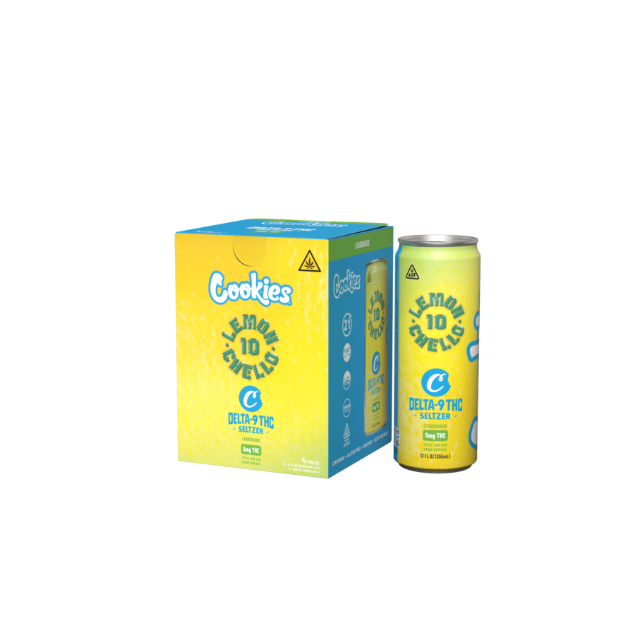 THC Cookies Lemonchello (Lemonade) Seltzer 5mg 4-Pack 1 THC Cookies Lemonchello (Lemonade) Seltzer 5mg 4-Pack