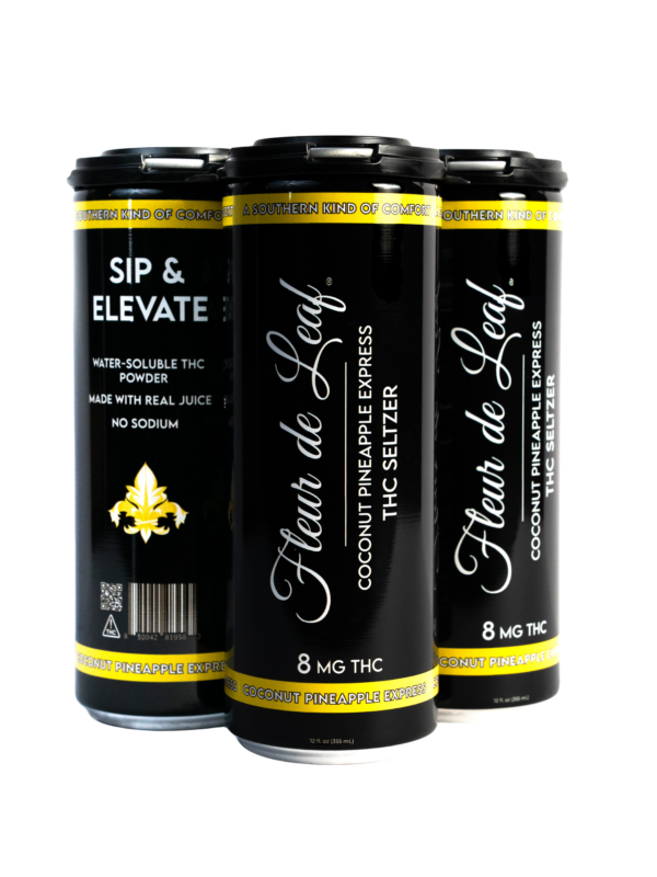 THC Coconut Pineapple Express Seltzer 8mg 4-Pack