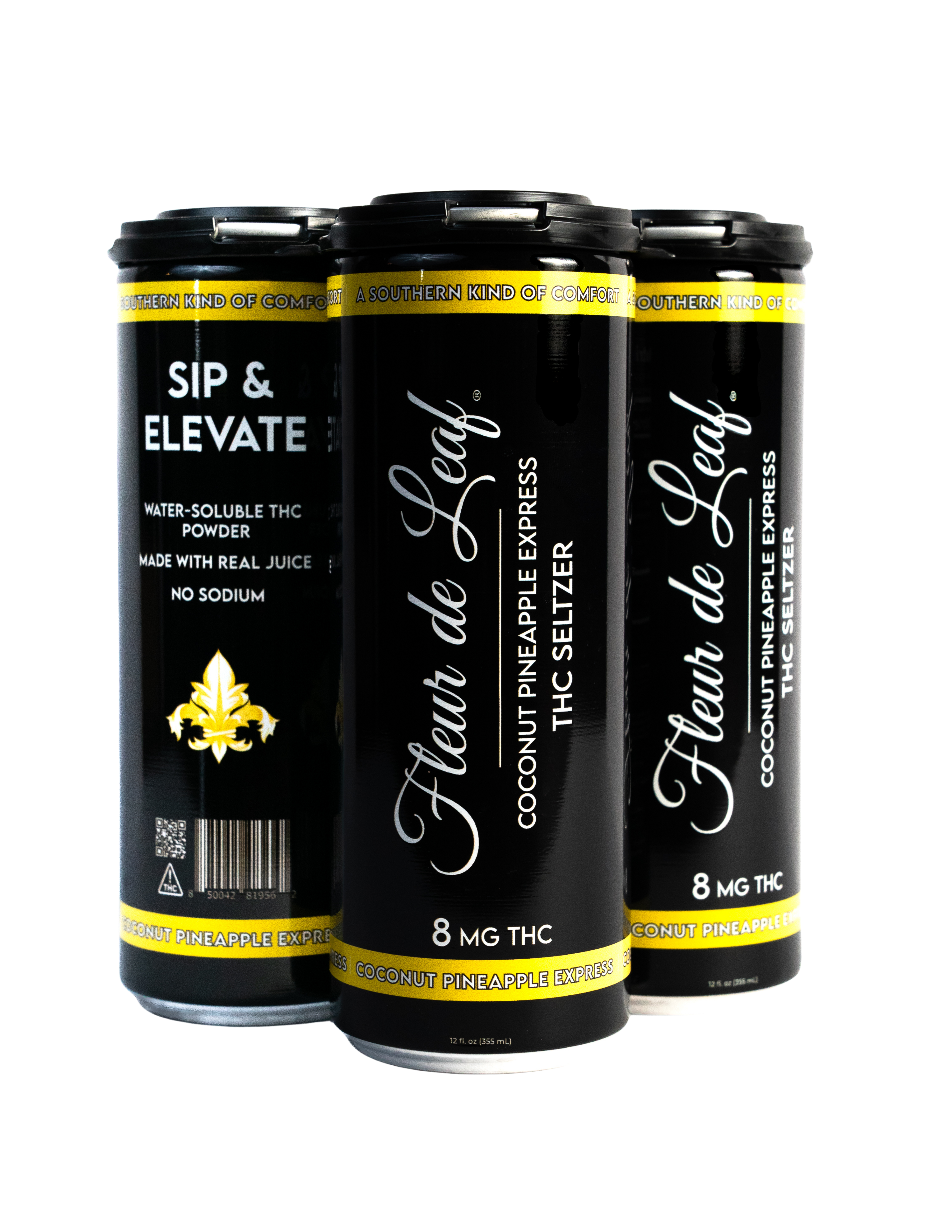 Home 24 THC Coconut Pineapple Express Seltzer 8mg 4-Pack